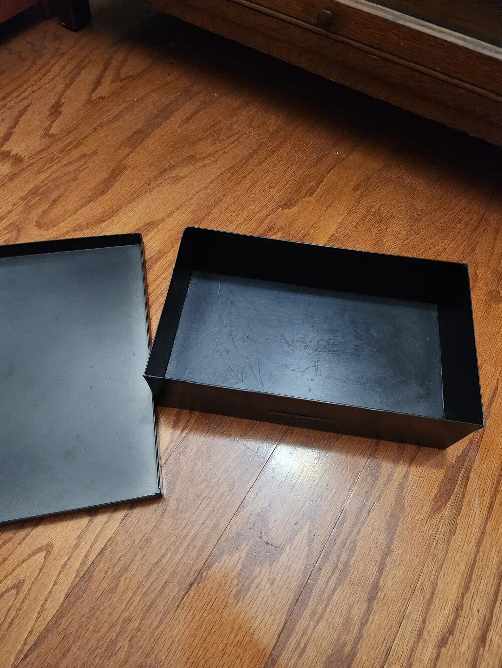 Magnolia Metal Storage Box With Lid